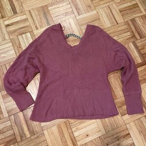 Purplish Pink Knit Sweater